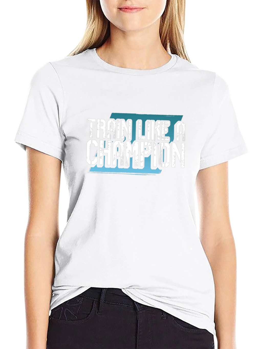 Train Like a Champion Black T-Shirt