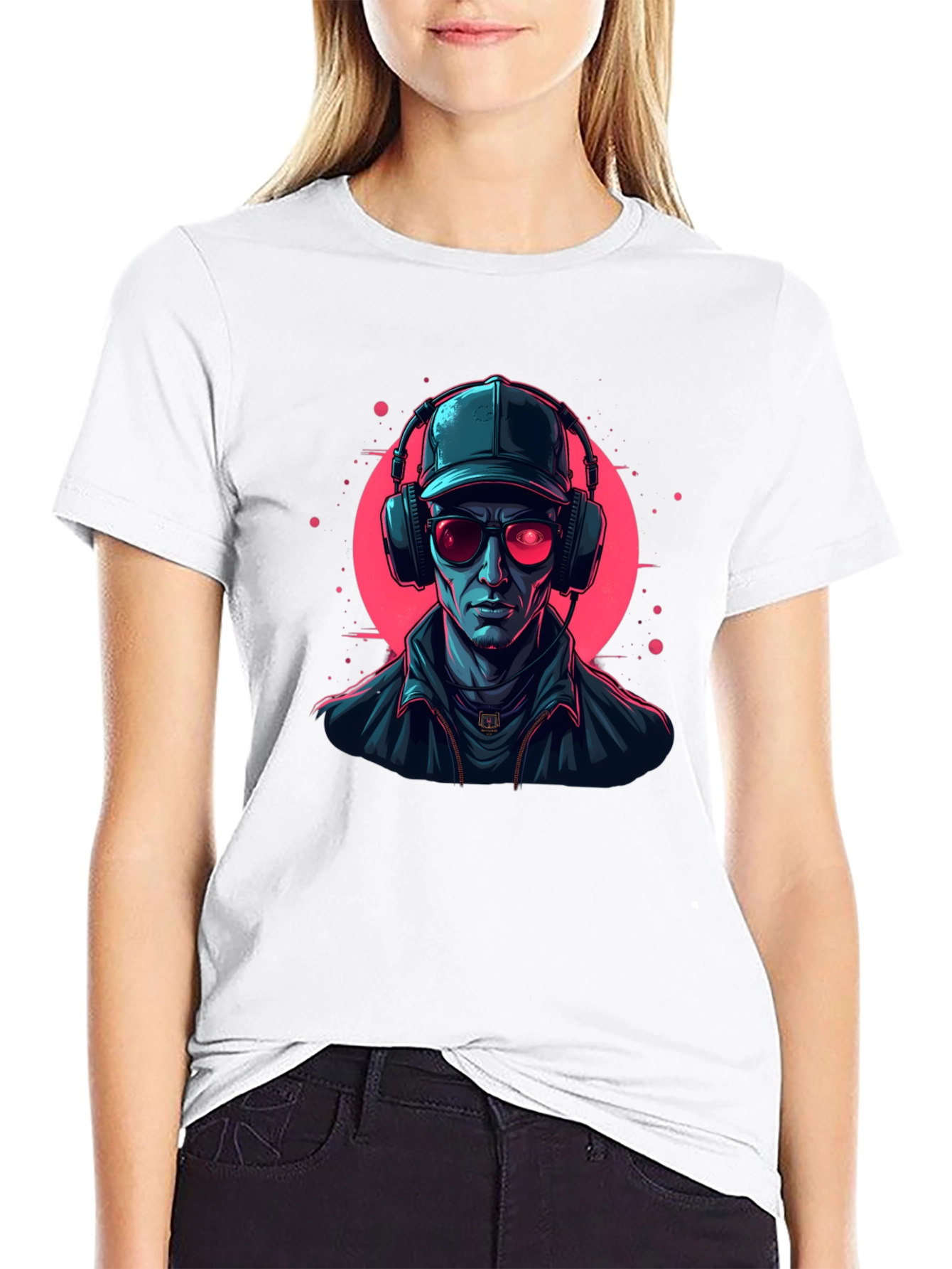 Cyberpunk DJ Graphic Tee