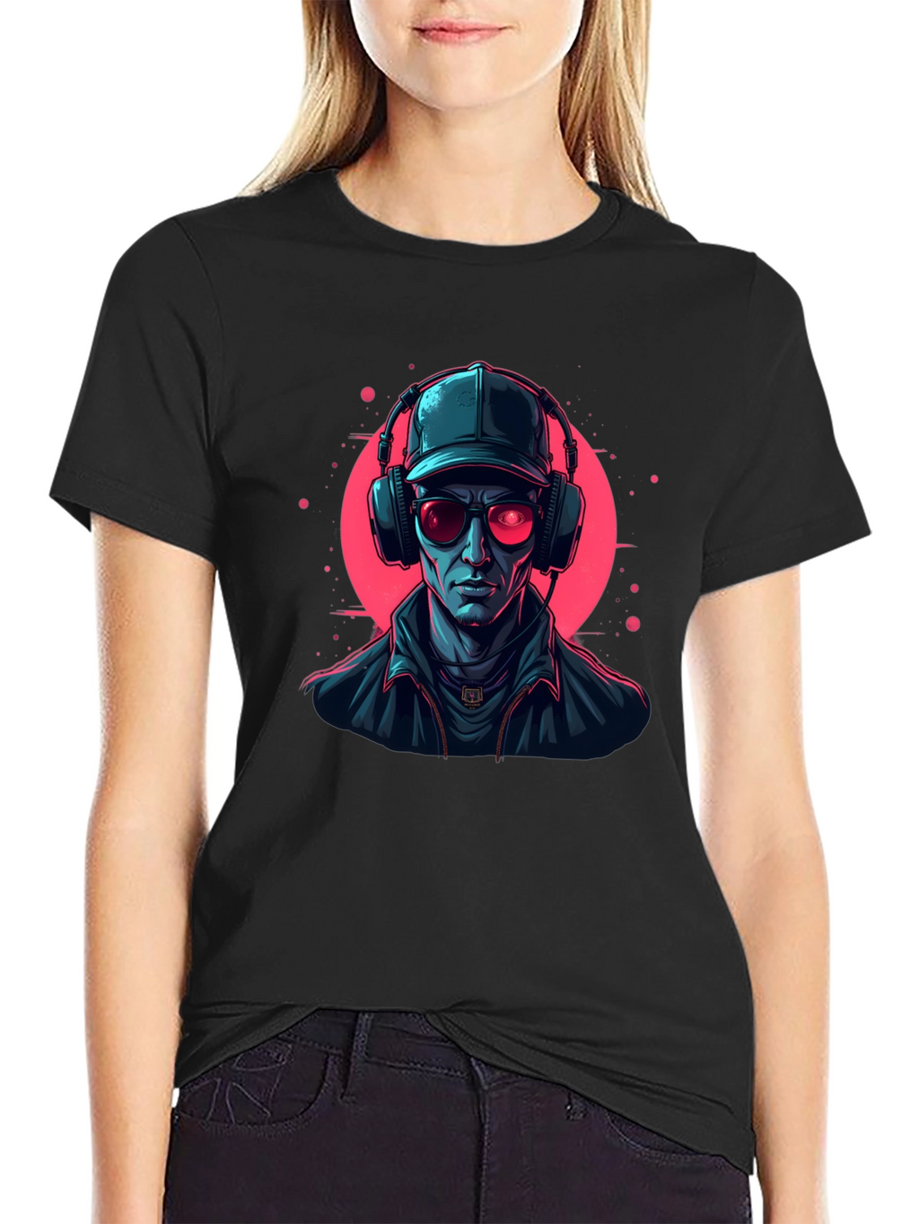 Cyberpunk DJ Graphic Tee
