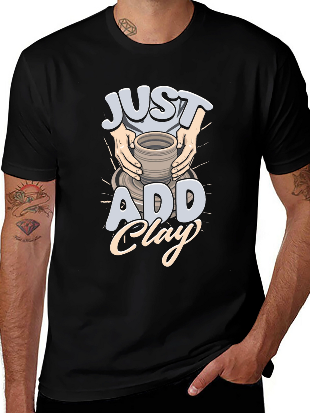 Just Add Clay Pottery T-Shirt