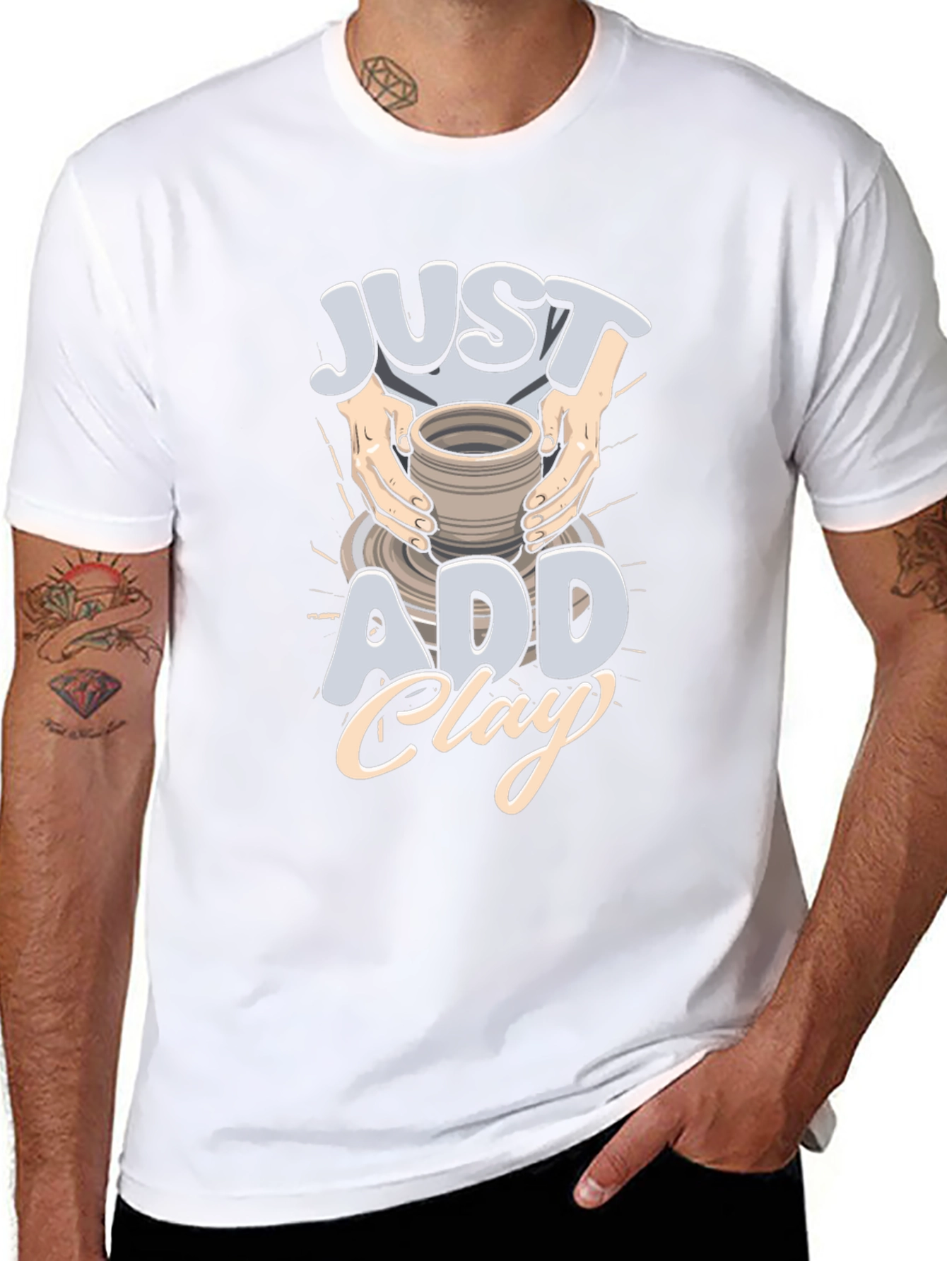 Just Add Clay Pottery T-Shirt