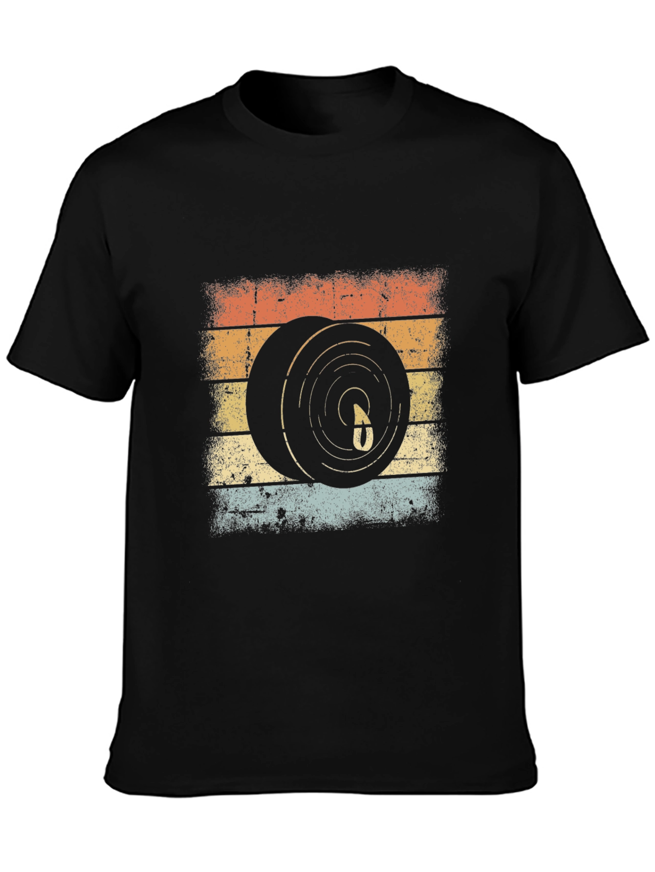 Vintage Retro Vinyl Record Graphic Tee