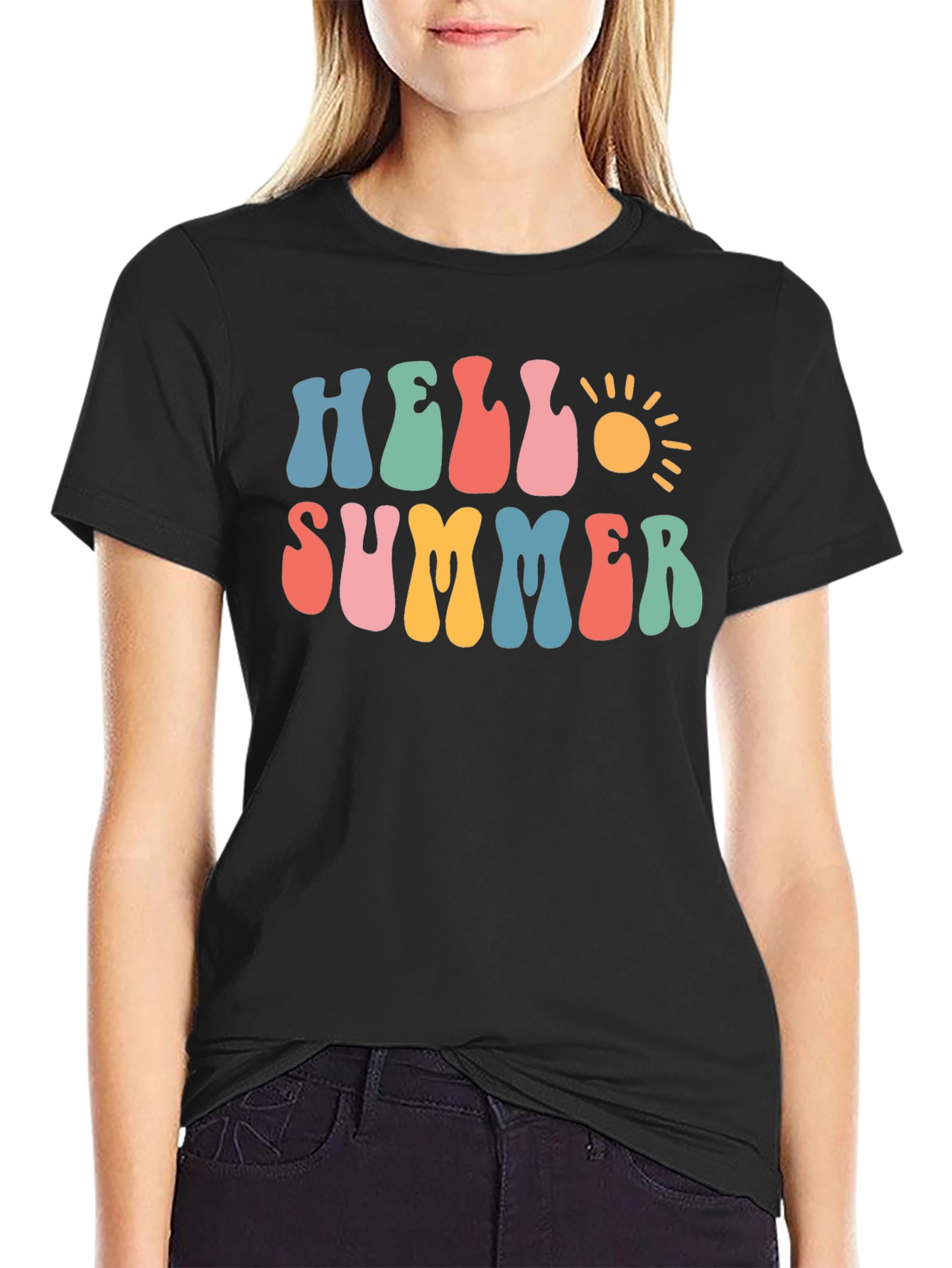 Hello Summer Graphic T-Shirt