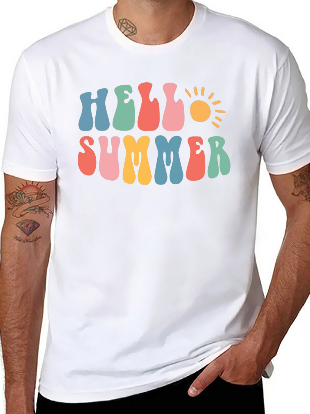 Hello Summer Graphic T-Shirt