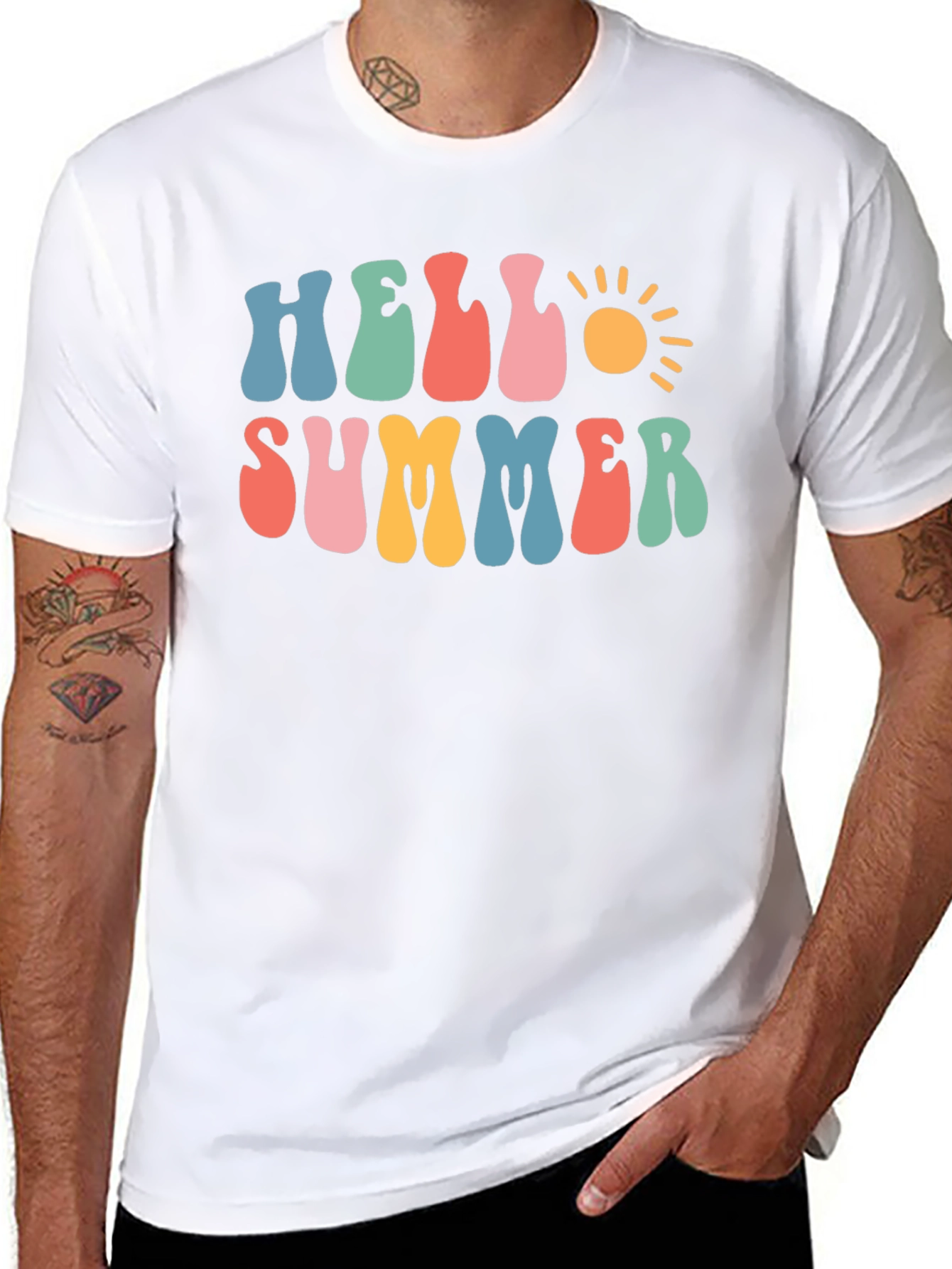 Hello Summer Graphic T-Shirt
