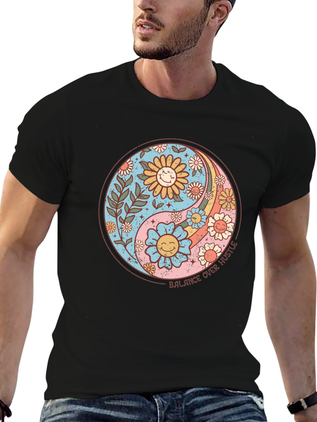 Balance Over Hustle Graphic T-Shirt