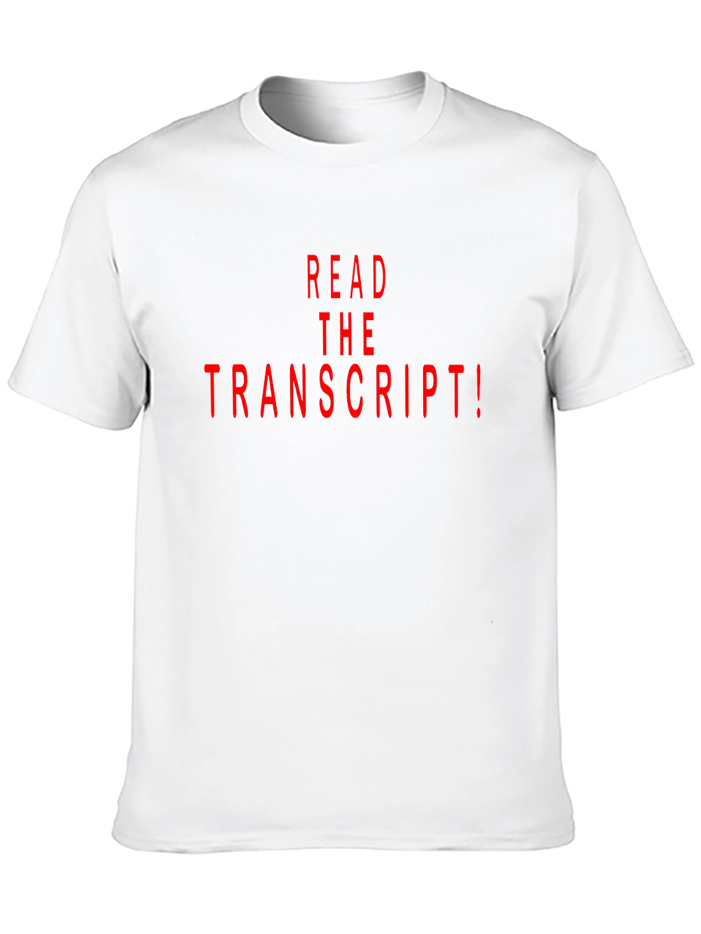 Read The Transcript! Graphic Tee - Black
