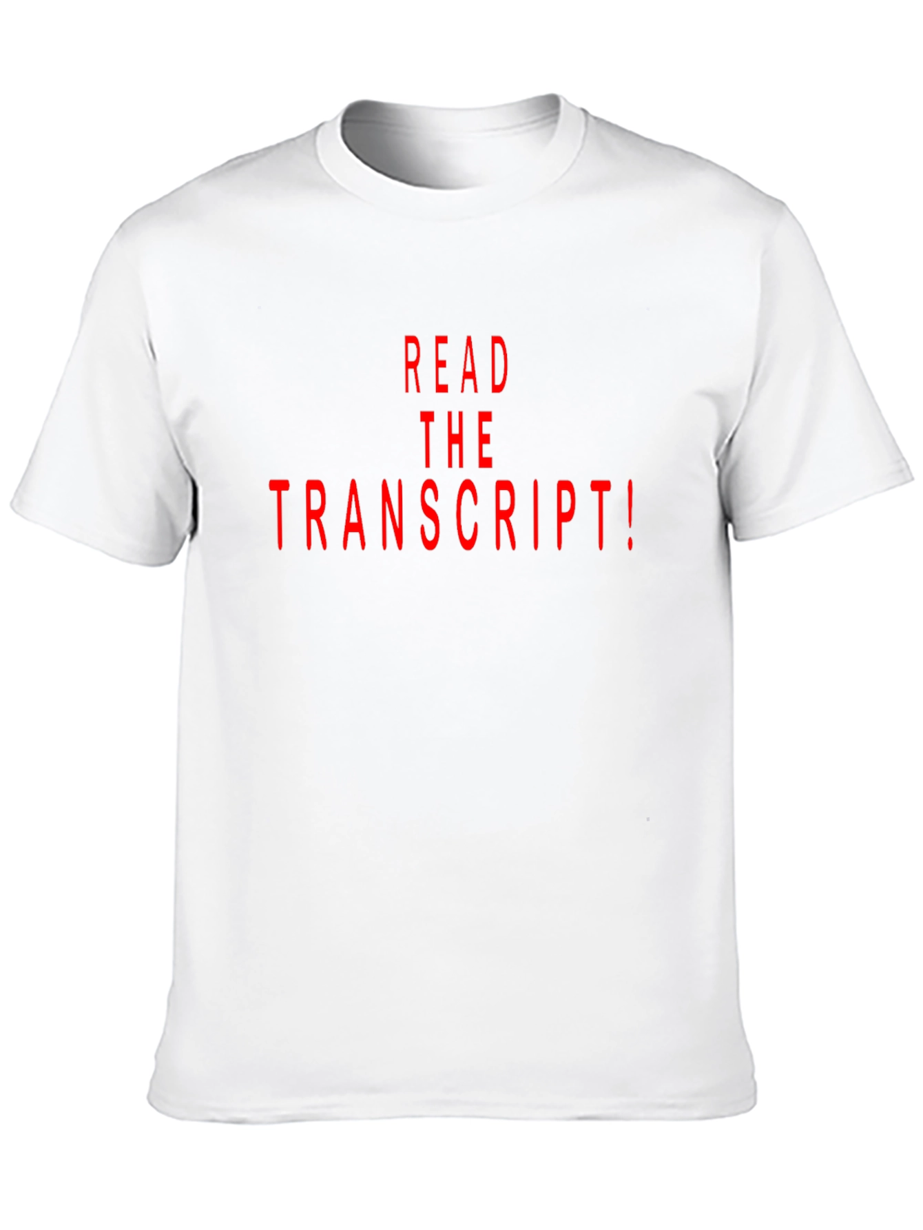 Read The Transcript! Graphic Tee - Black