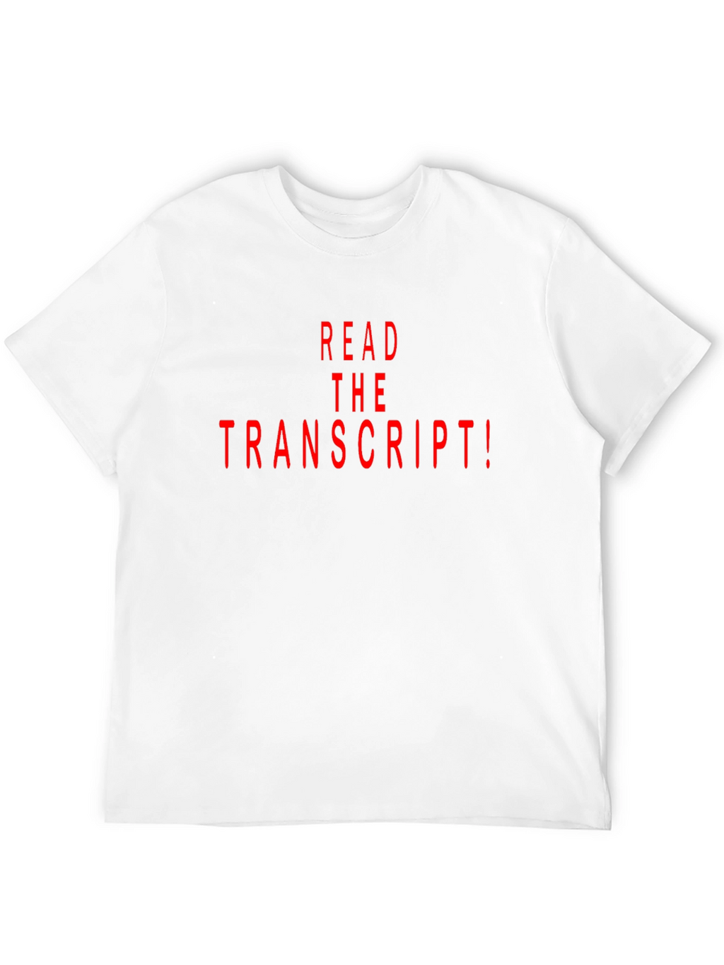 Read The Transcript! Graphic Tee - Black