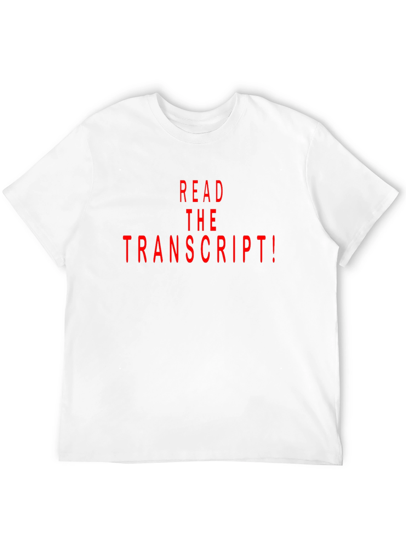 Read The Transcript! Graphic Tee - Black