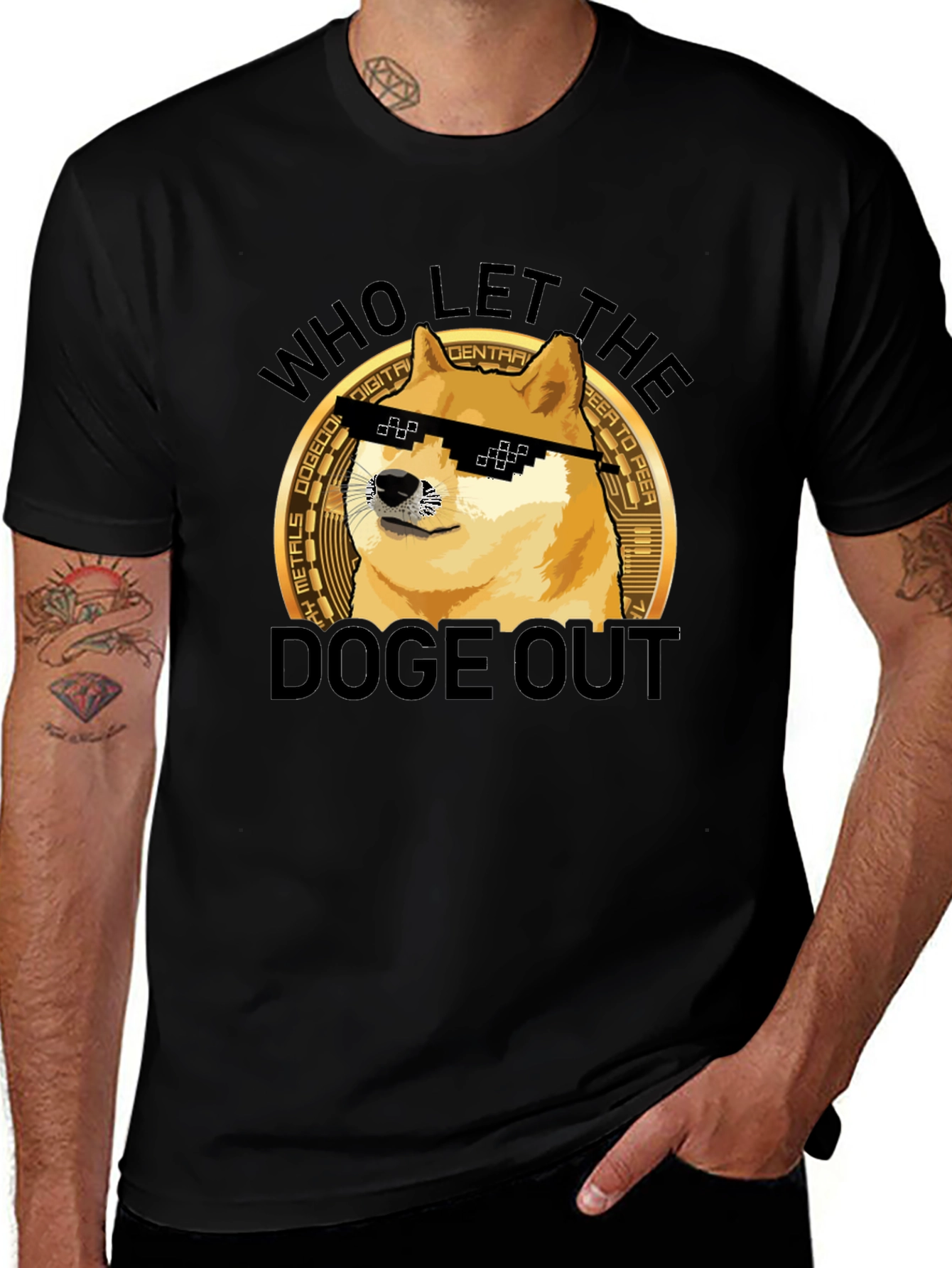 Who Let the Doge Out T-Shirt