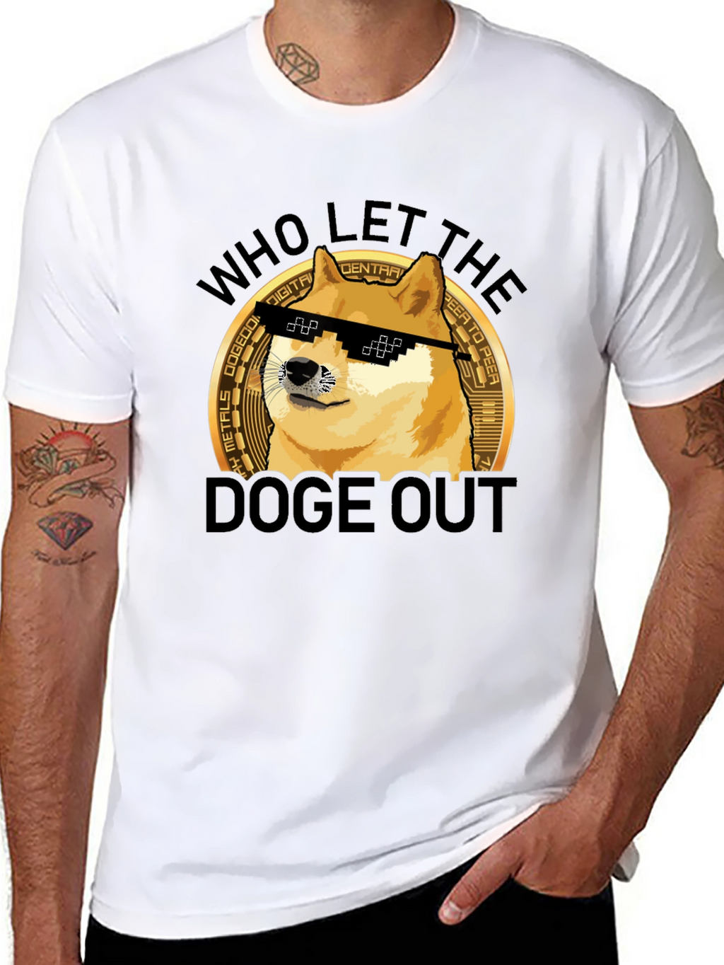 Who Let the Doge Out T-Shirt