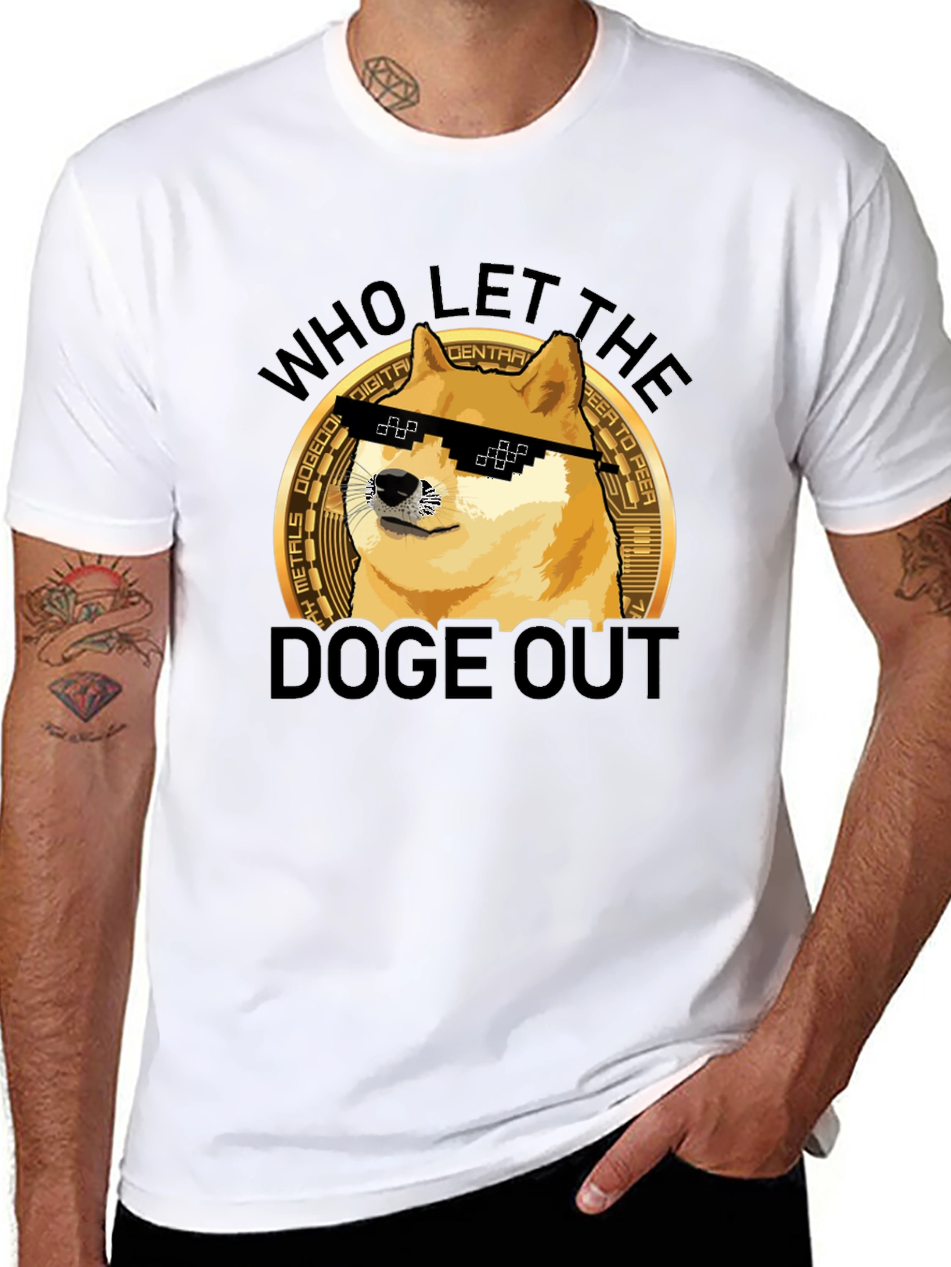Who Let the Doge Out T-Shirt