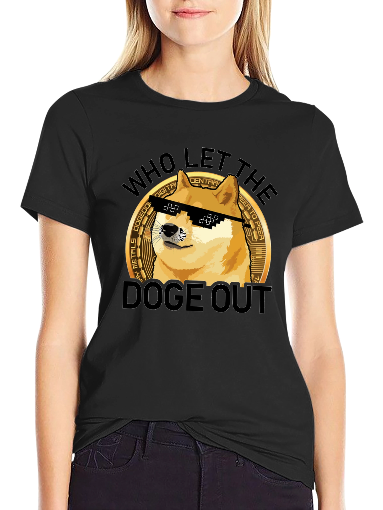 Who Let the Doge Out T-Shirt