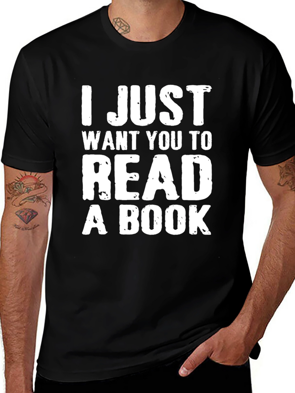 I Just Want You to Read a Book T-Shirt