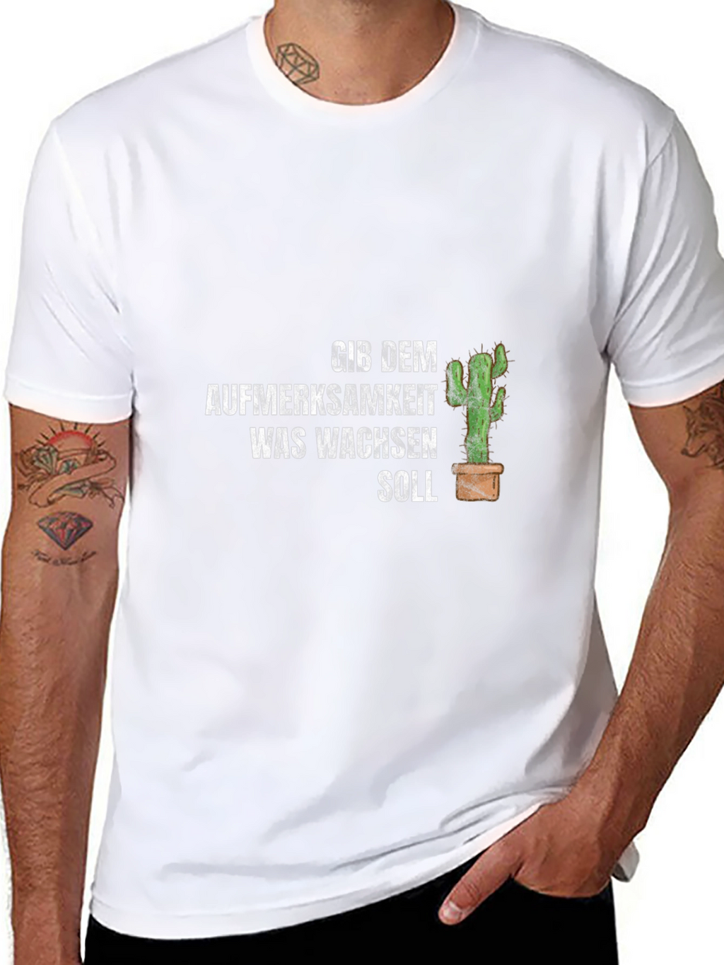 Give Attention T-Shirt - Grow Motivation Tee