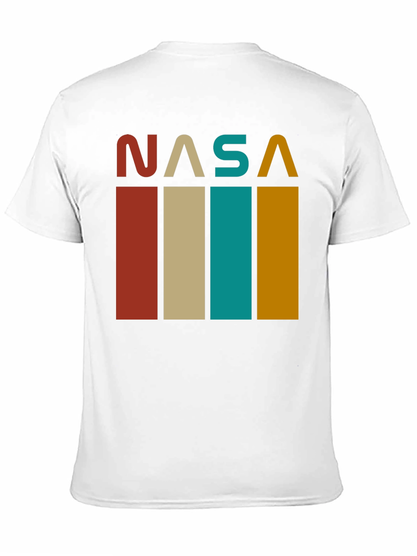 Retro NASA Graphic Tee - Black Cotton Blend