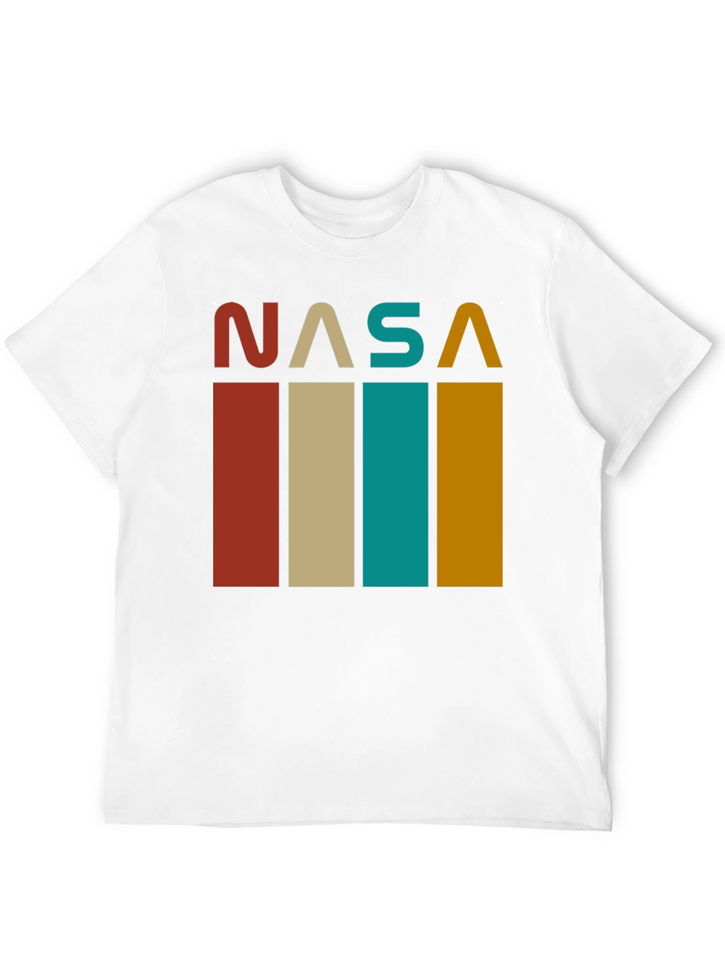 Retro NASA Graphic Tee - Black Cotton Blend