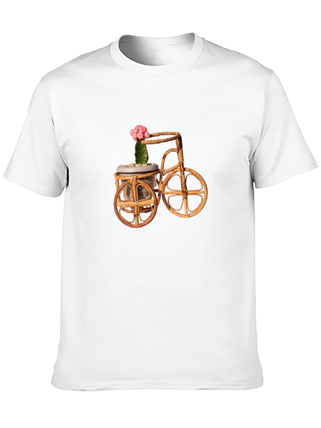 Unique Cactus Bicycle Planter T-Shirt