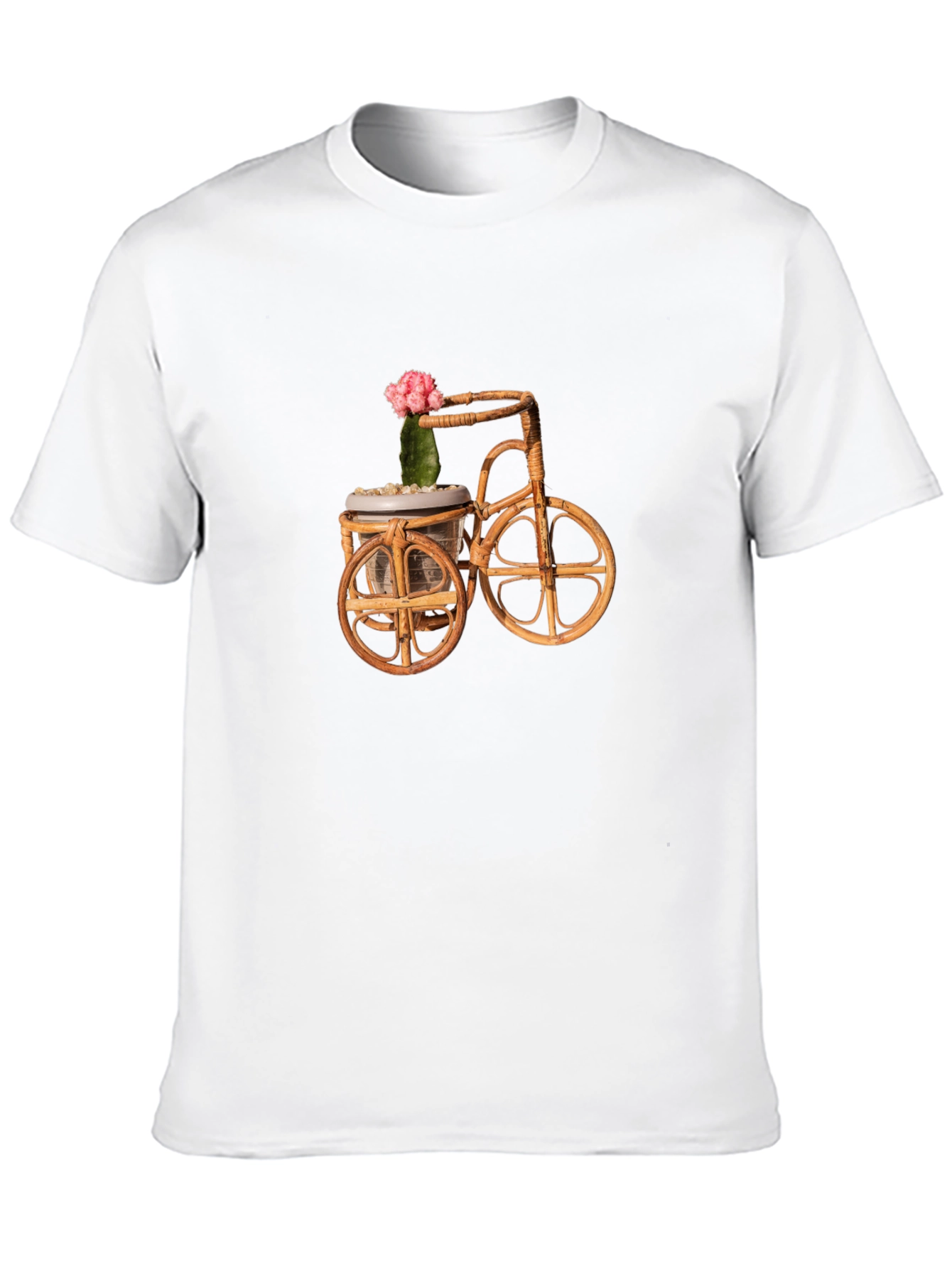 Unique Cactus Bicycle Planter T-Shirt