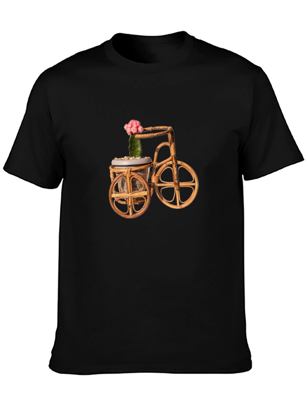 Unique Cactus Bicycle Planter T-Shirt