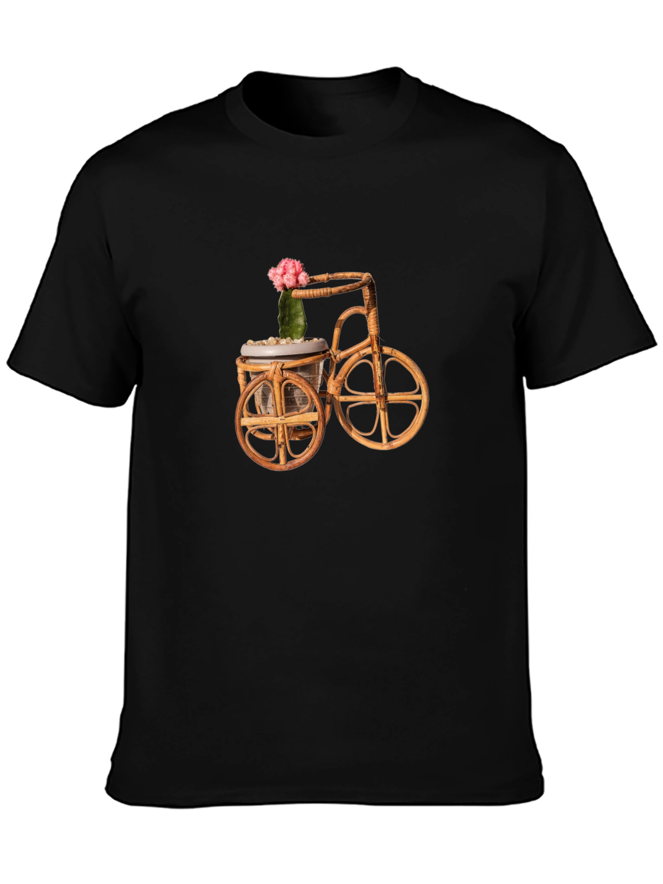 Unique Cactus Bicycle Planter T-Shirt