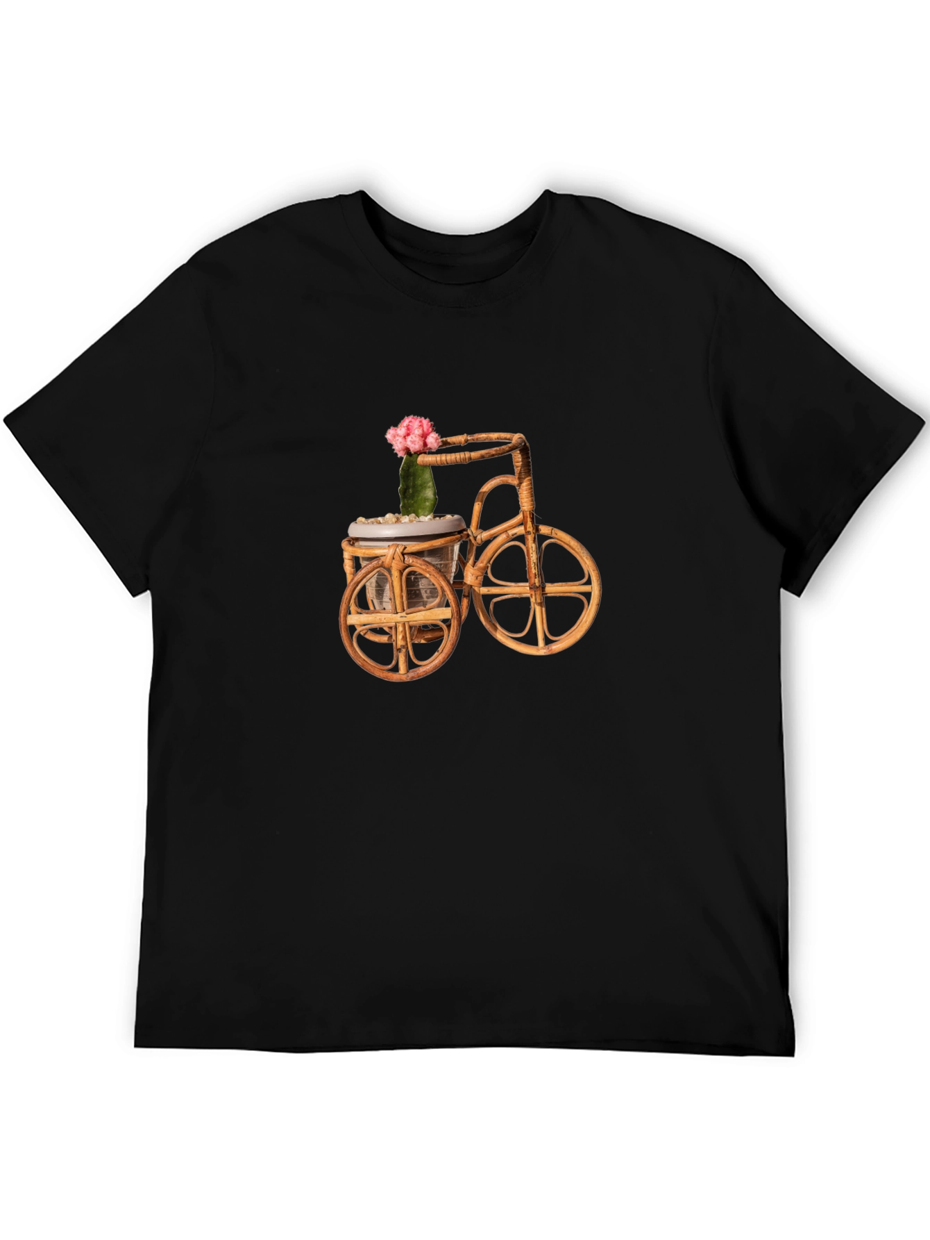 Unique Cactus Bicycle Planter T-Shirt