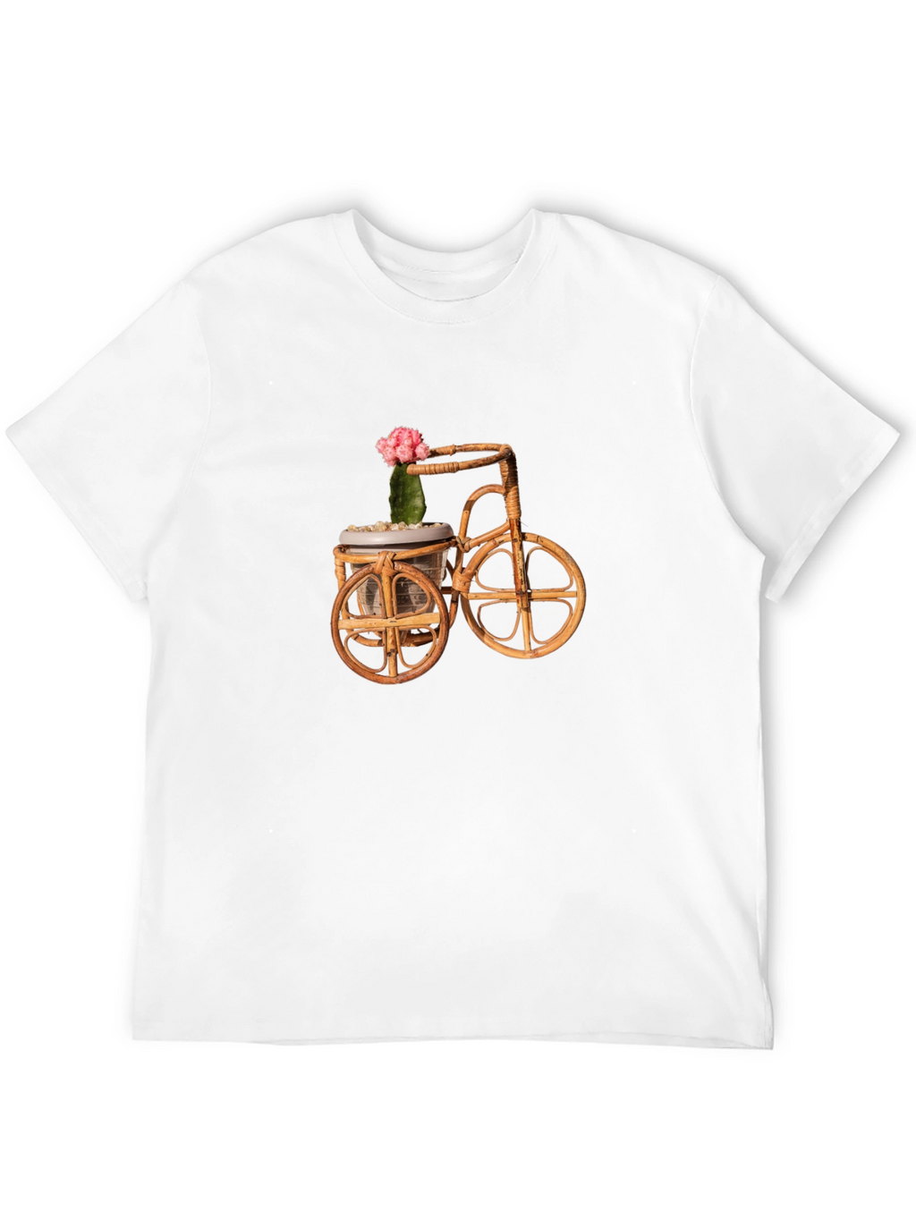 Unique Cactus Bicycle Planter T-Shirt