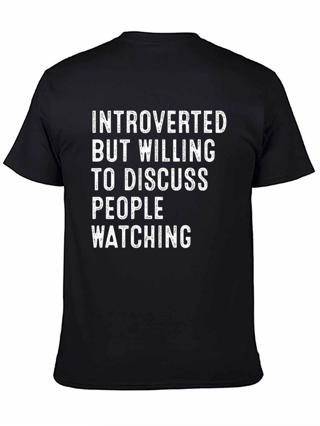Introverted People Watching Graphic T-Shirt