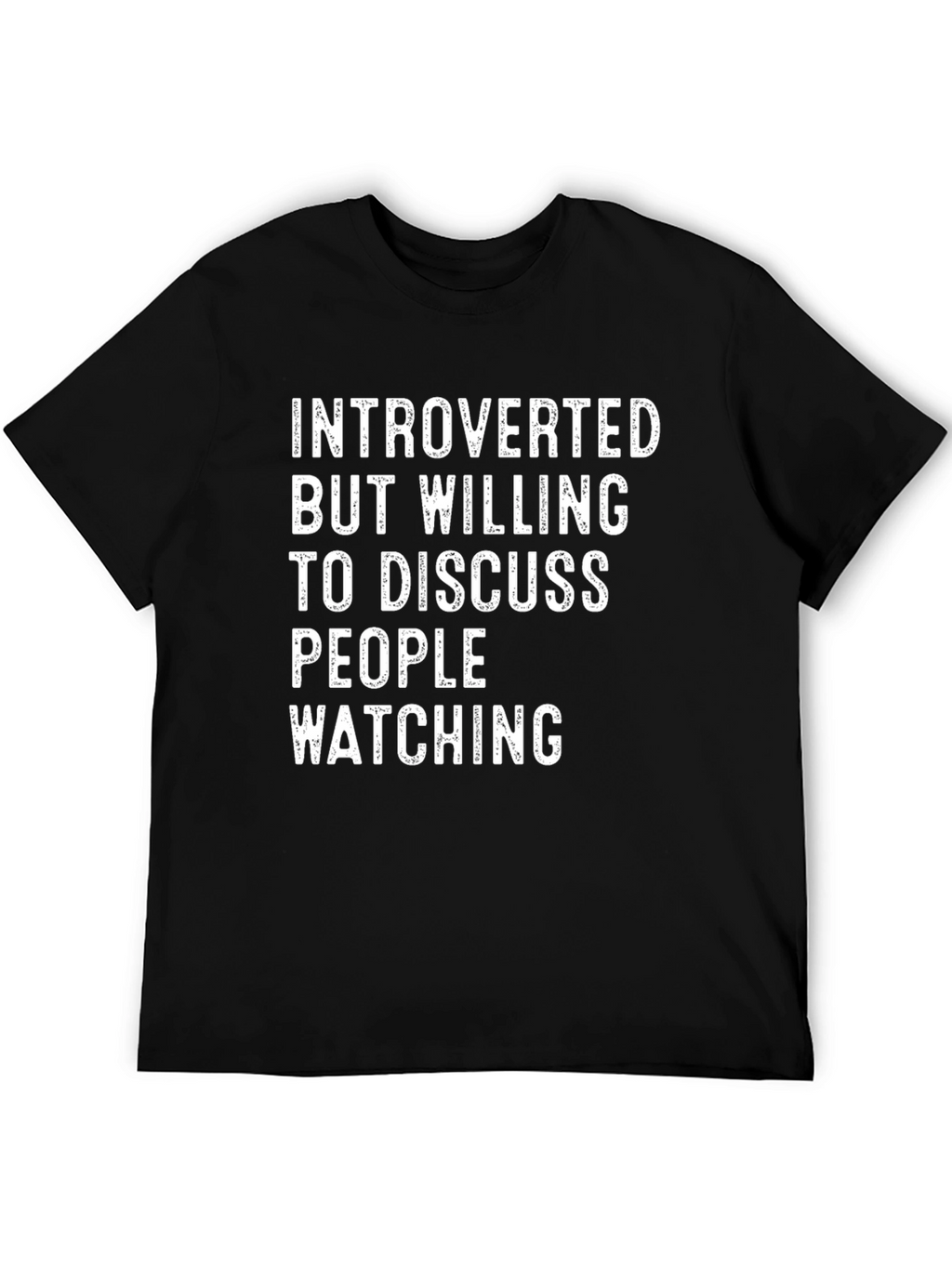 Introverted People Watching Graphic T-Shirt