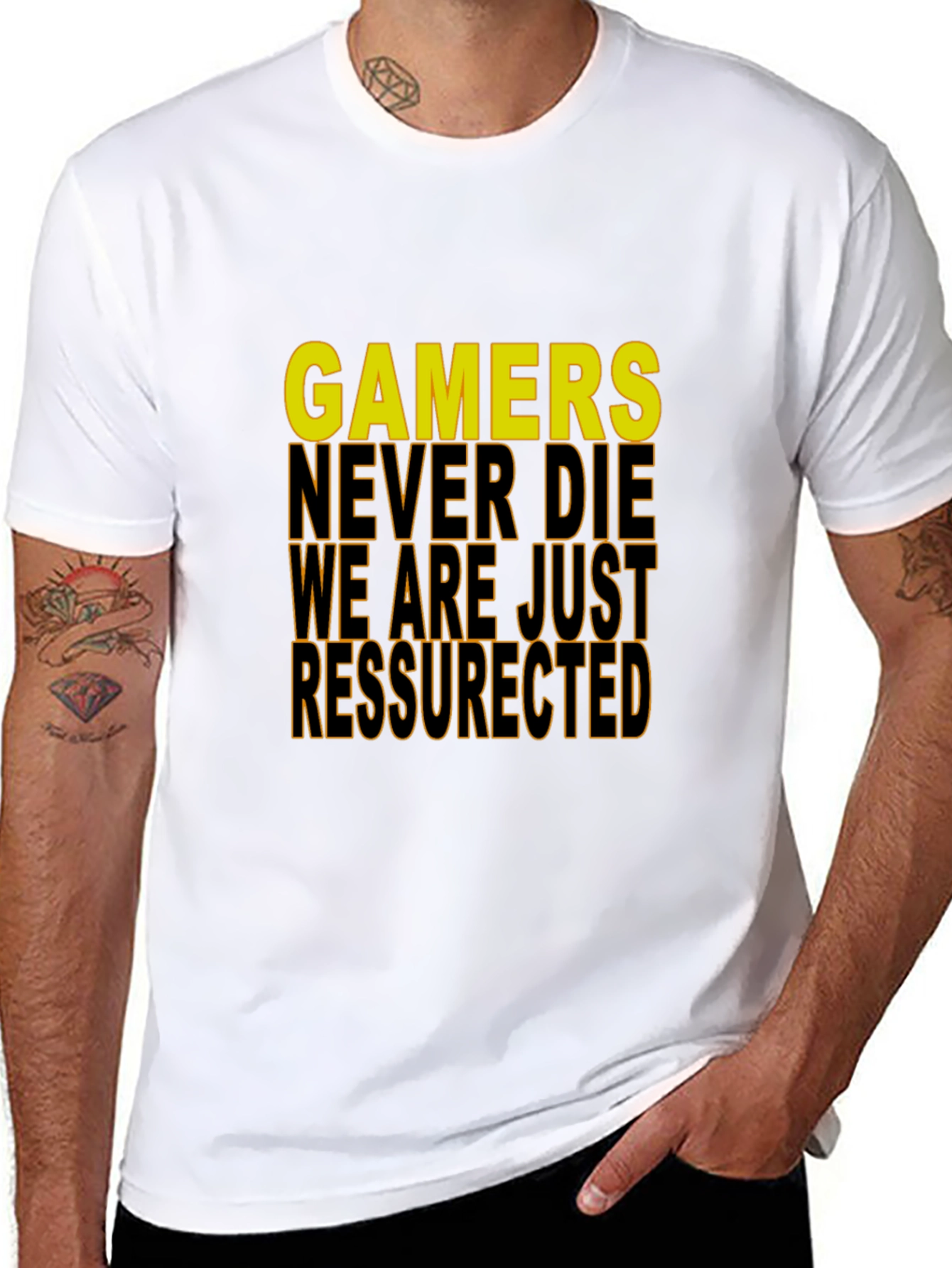 Gamers Never Die T-Shirt - Gamer Apparel