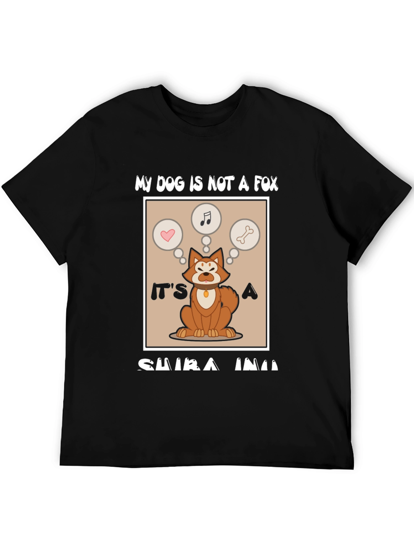 Shiba Inu Dog T-Shirt: My Dog Is Not A Fox