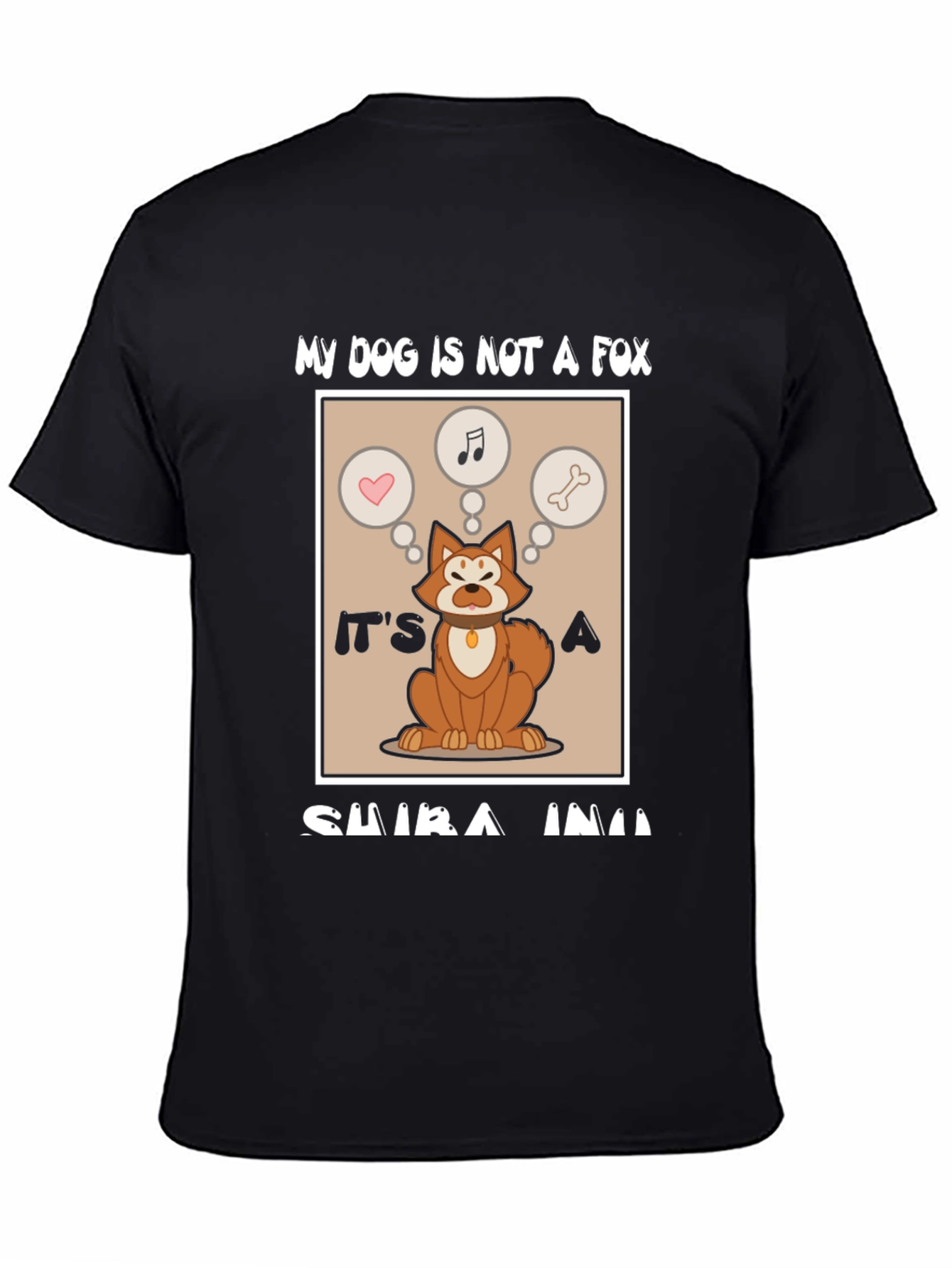 Shiba Inu Dog T-Shirt: My Dog Is Not A Fox