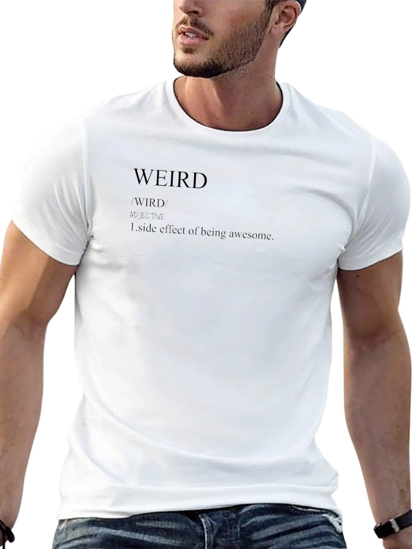 Weird Definition Black T-Shirt - Awesome Side Effect!