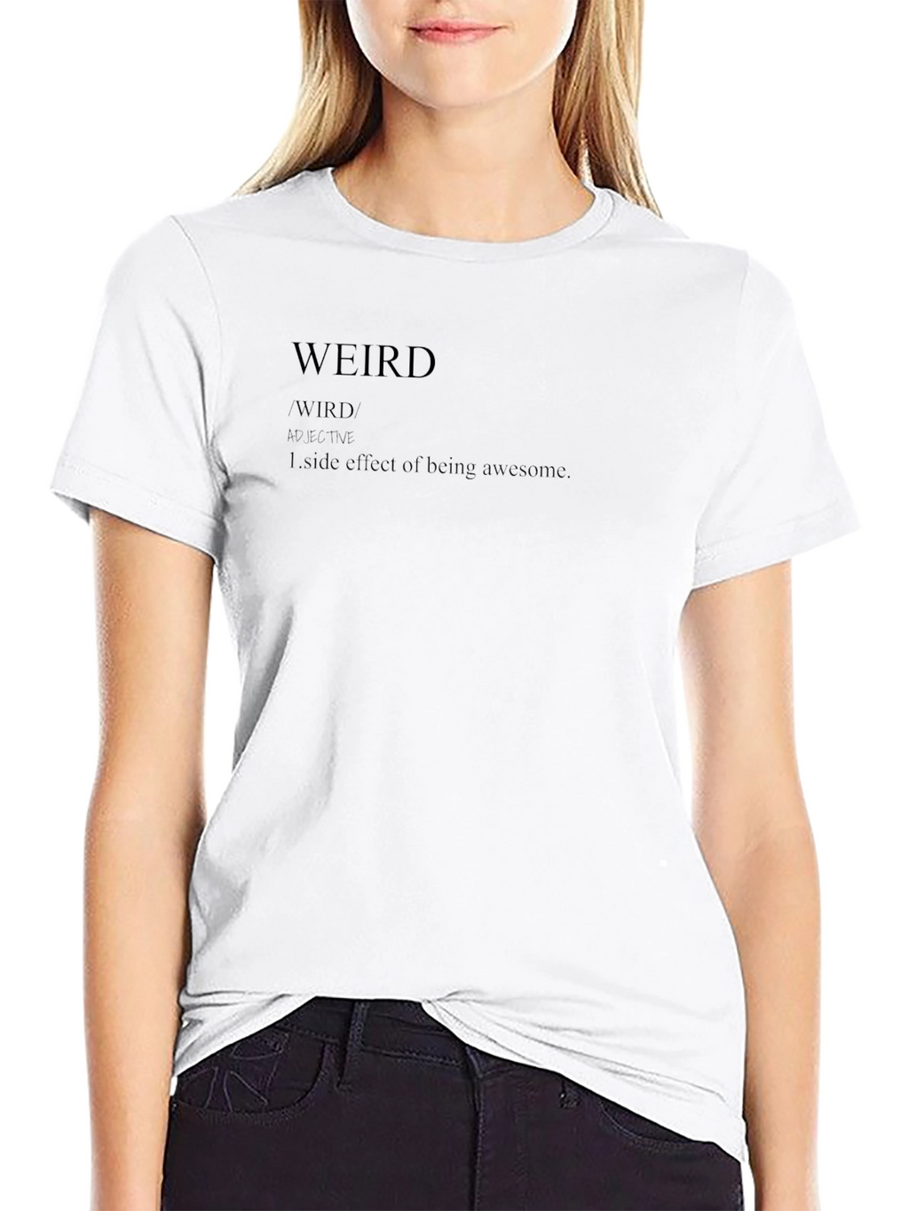 Weird Definition Black T-Shirt - Awesome Side Effect!