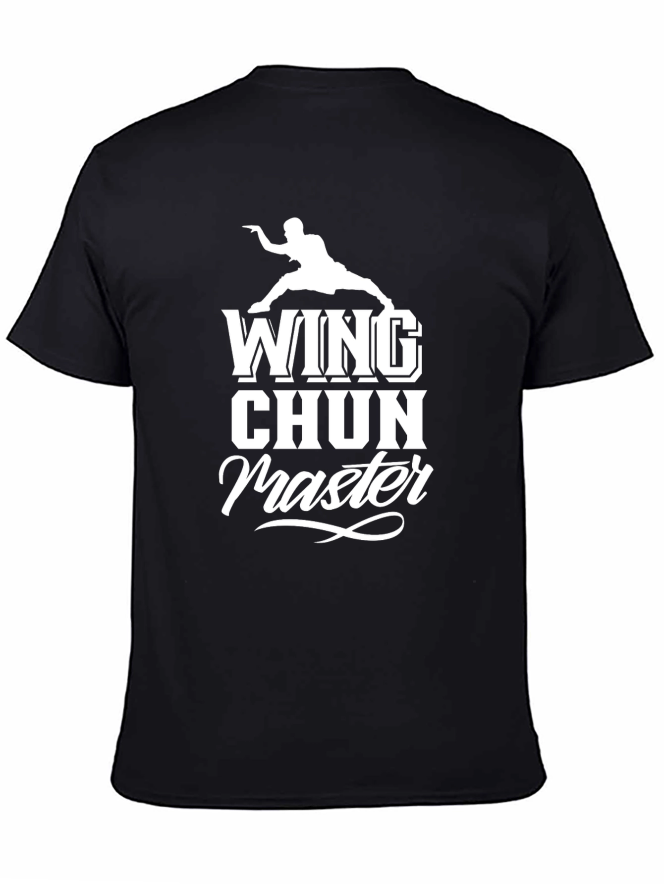 Wing Chun Master Black Graphic Tee