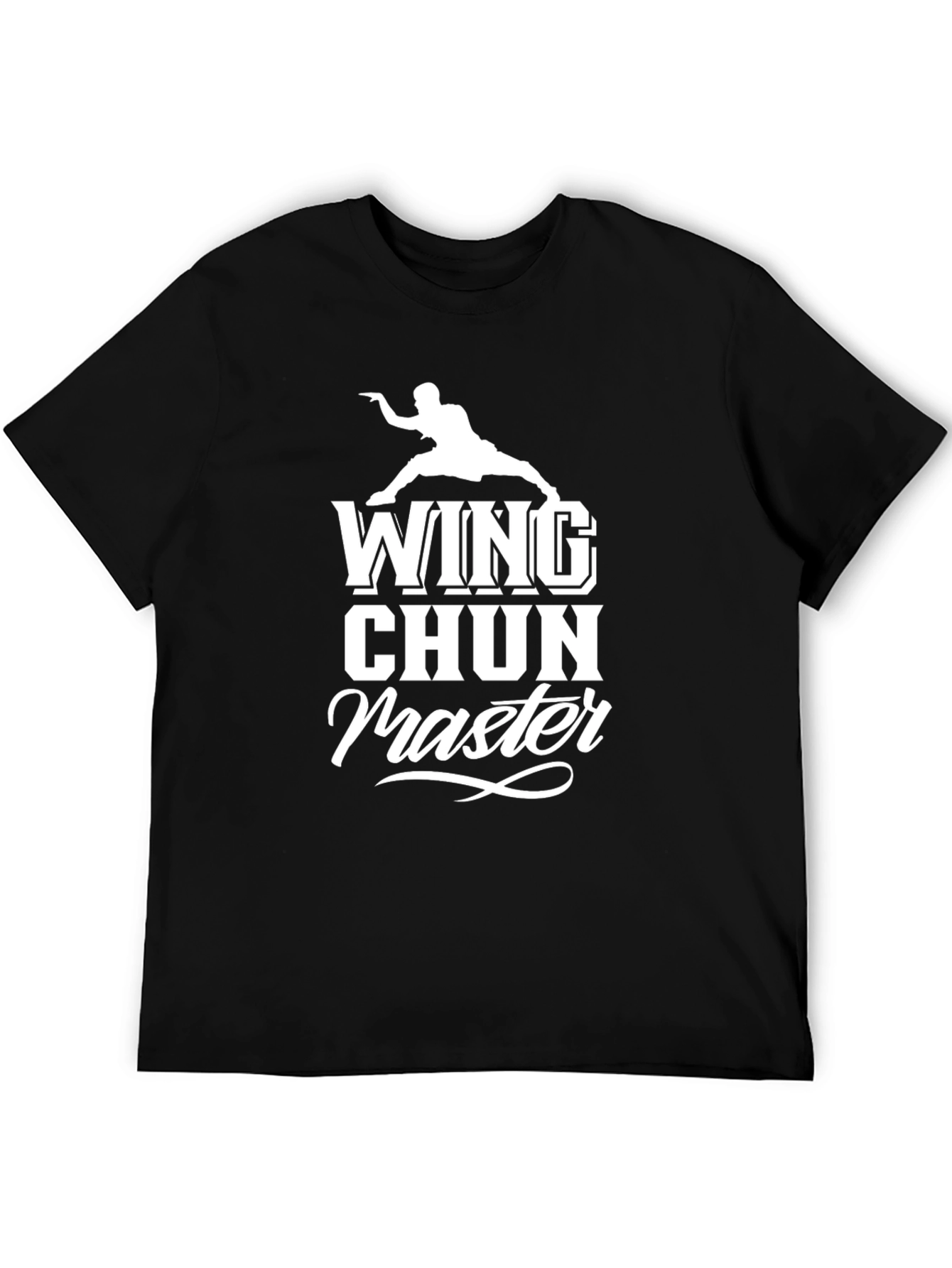 Wing Chun Master Black Graphic Tee