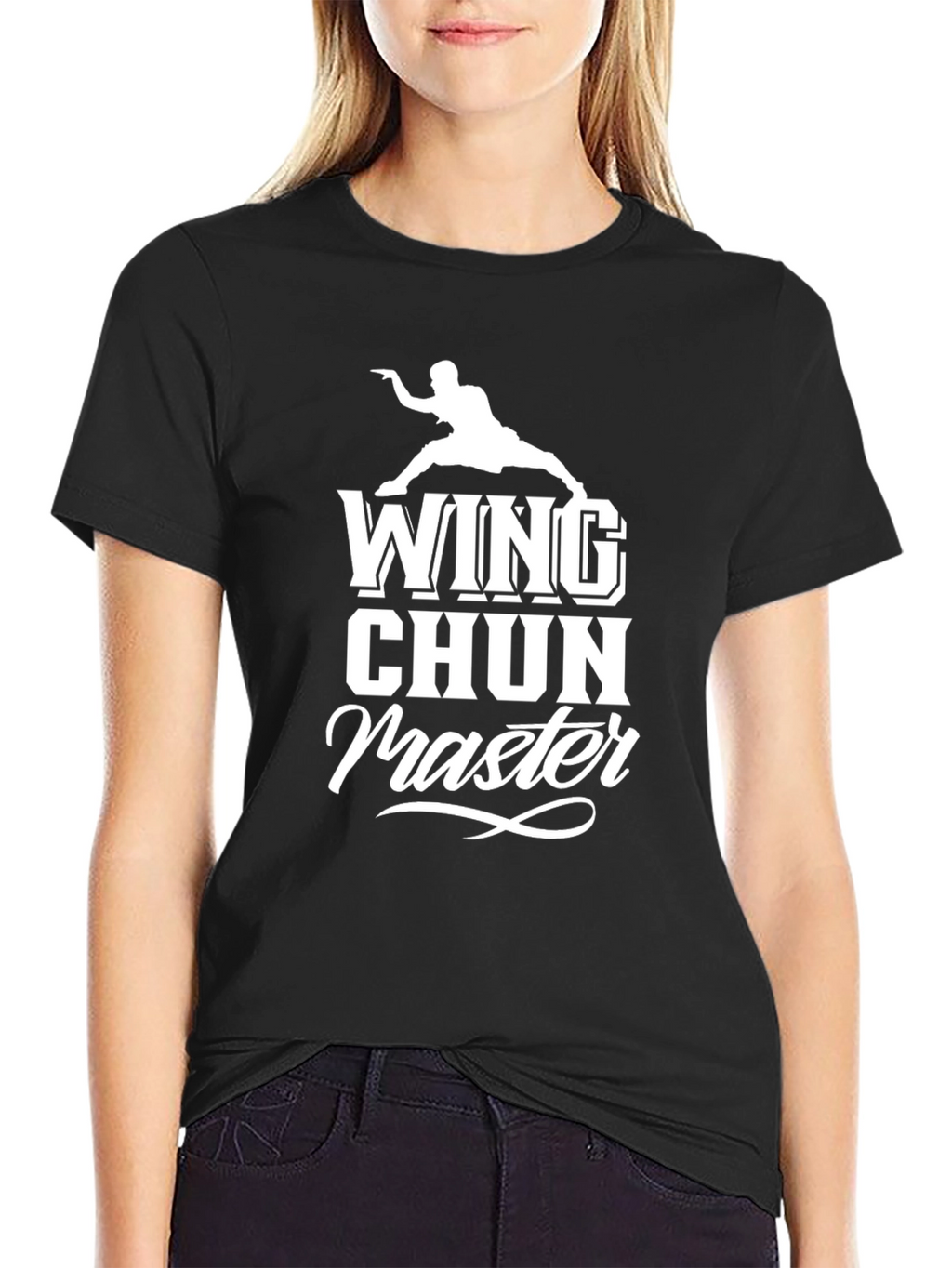 Wing Chun Master Black Graphic Tee