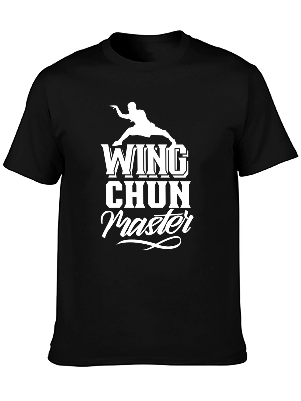 Wing Chun Master Black Graphic Tee