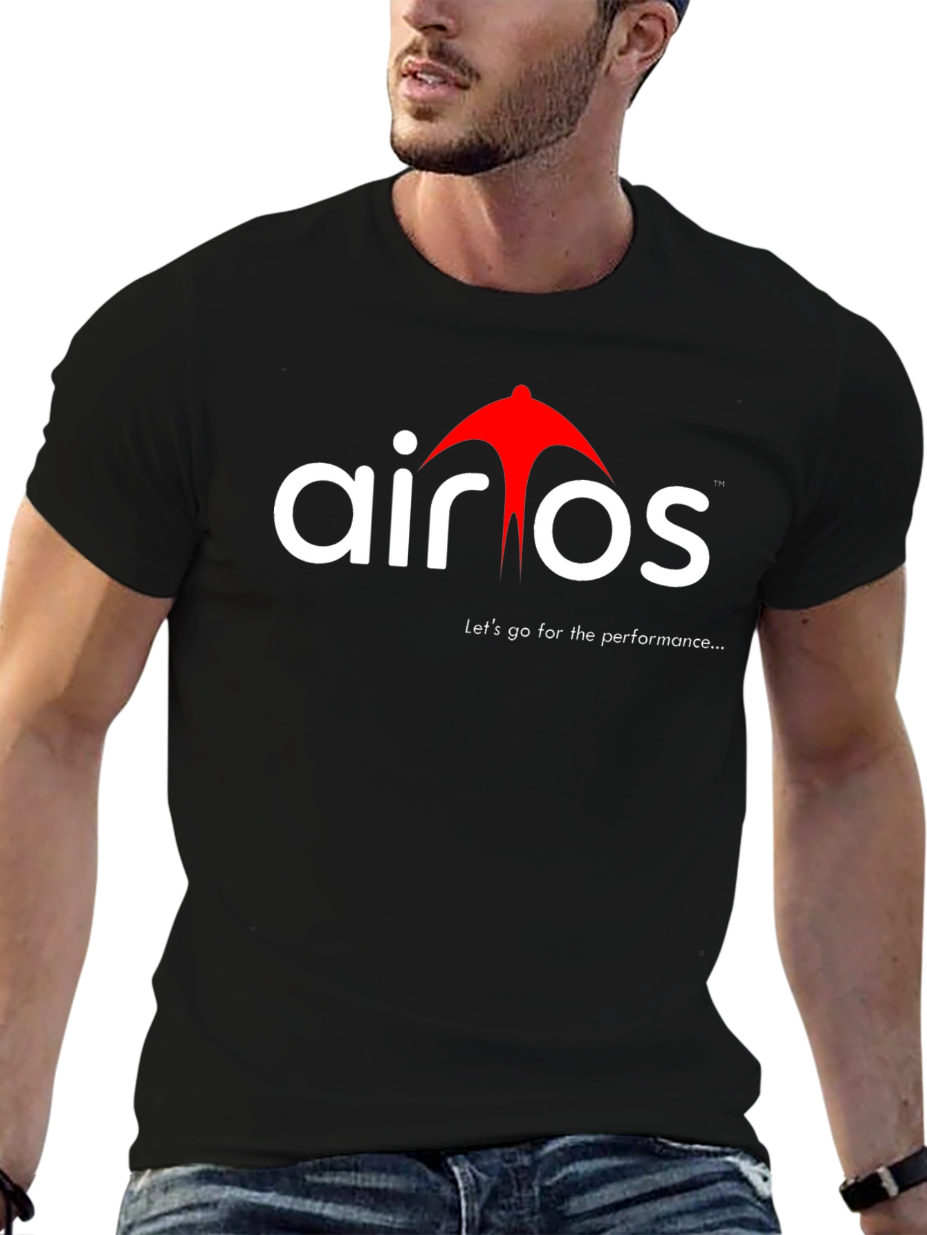 Airos Performance T-Shirt - Black Cotton