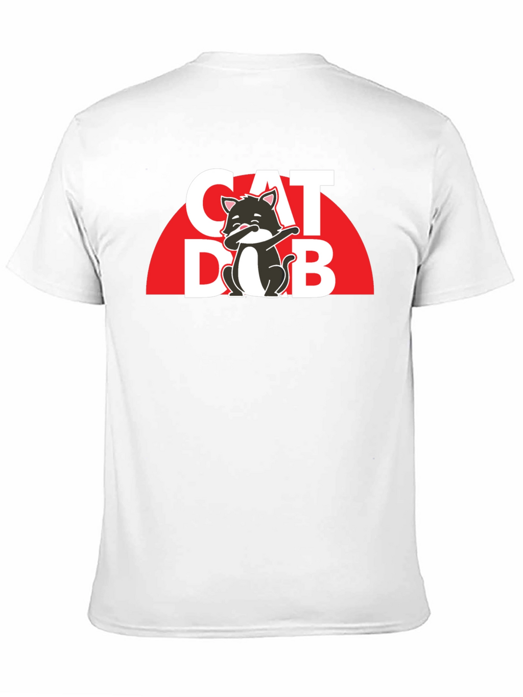 Cat Dab T-Shirt - Trendy Graphic Tee
