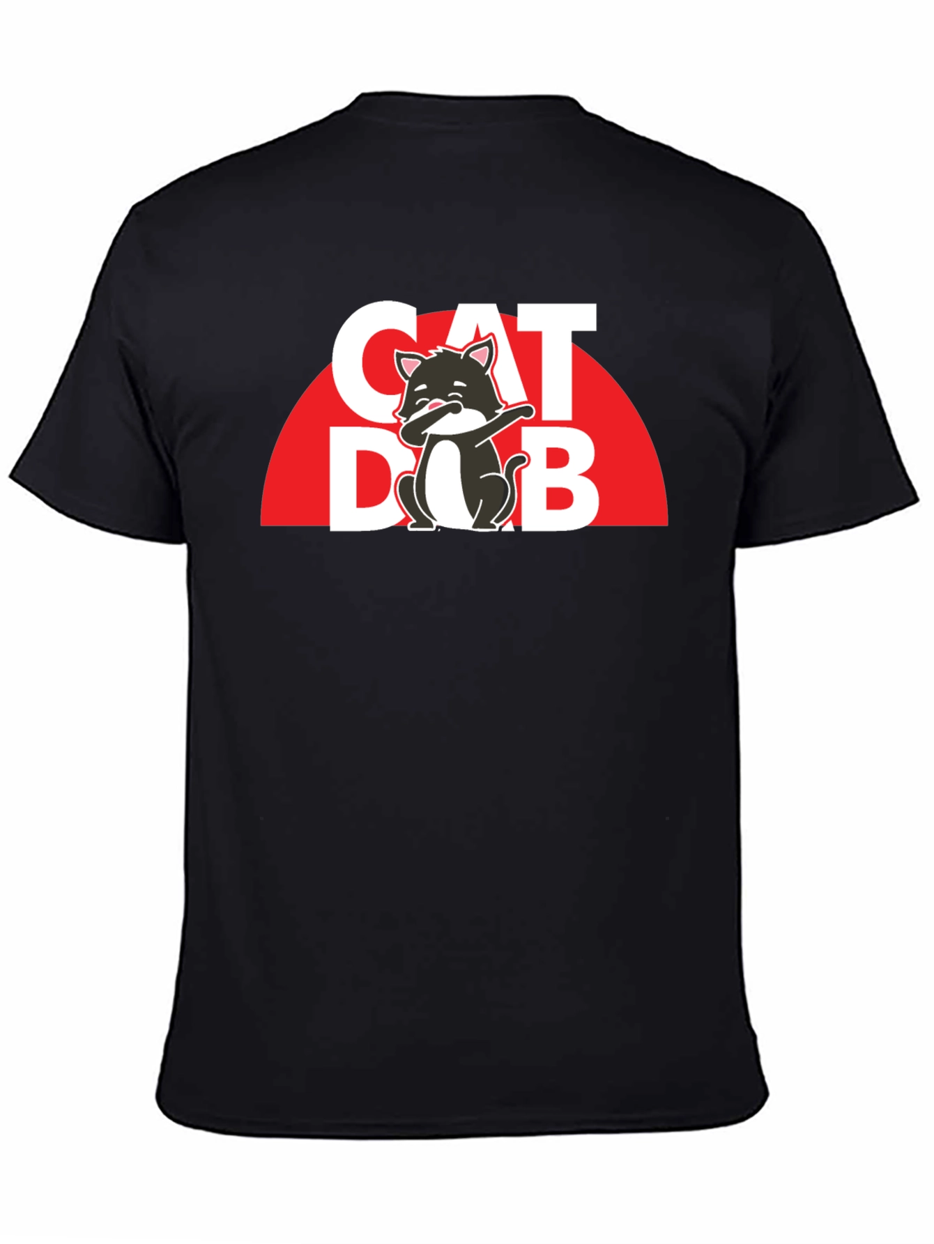 Cat Dab T-Shirt - Trendy Graphic Tee