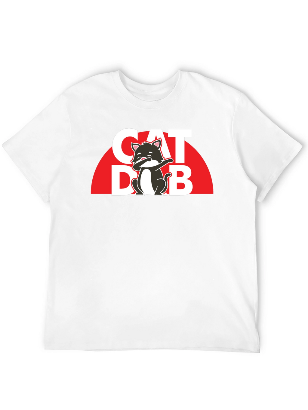 Cat Dab T-Shirt - Trendy Graphic Tee