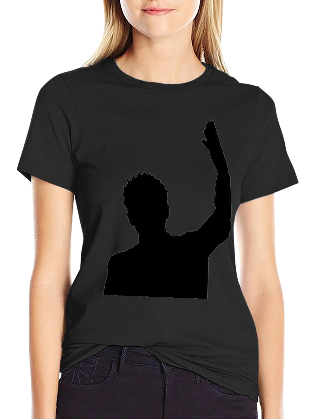 Silhouette Graphic Black T-Shirt - Menswear