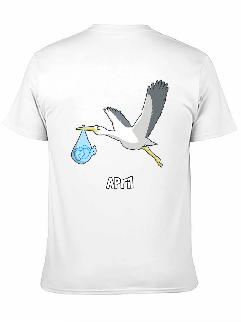 April Baby Stork Unisex T-Shirt