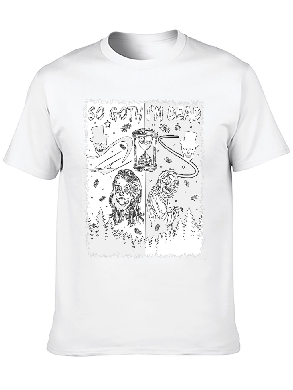 So Goth Im Dead Graphic Tee