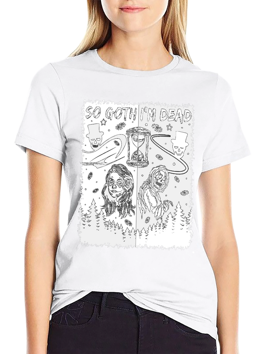 So Goth Im Dead Graphic Tee