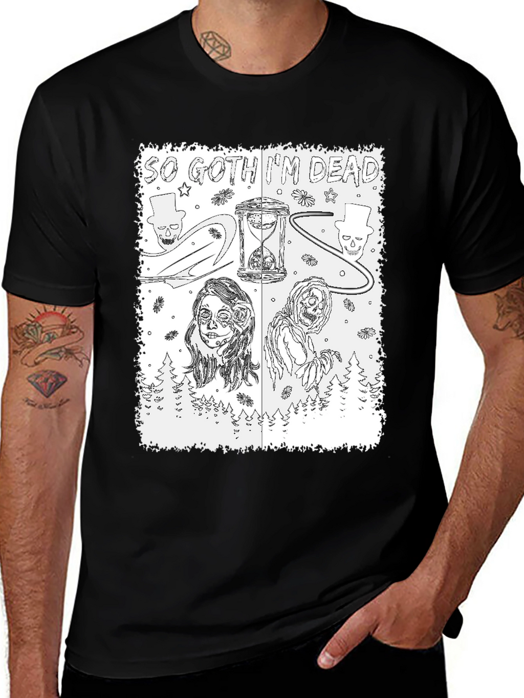 So Goth Im Dead Graphic Tee