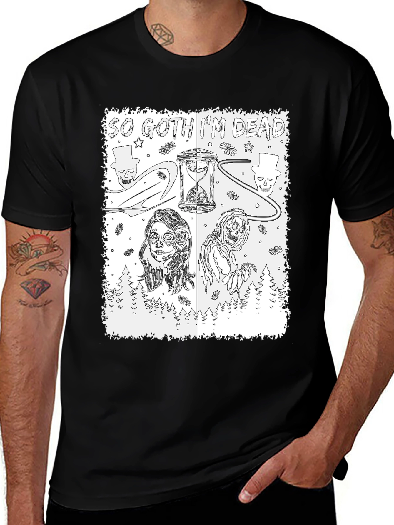 So Goth Im Dead Graphic Tee