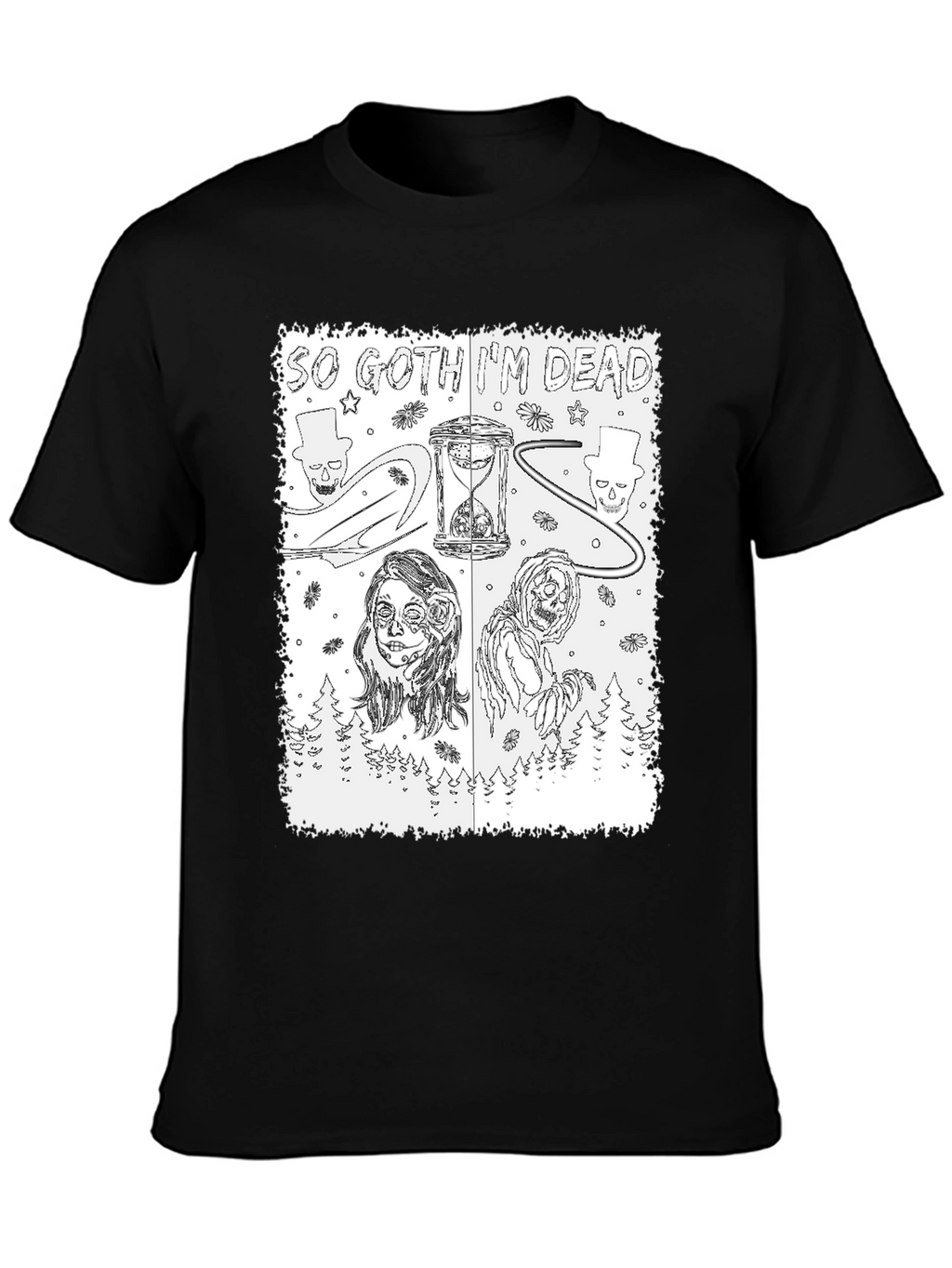 So Goth Im Dead Graphic Tee